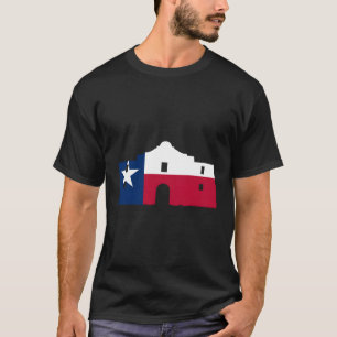 Kom ihåg att Alamo Texas Flagga San Antonio Uppdra T Shirt