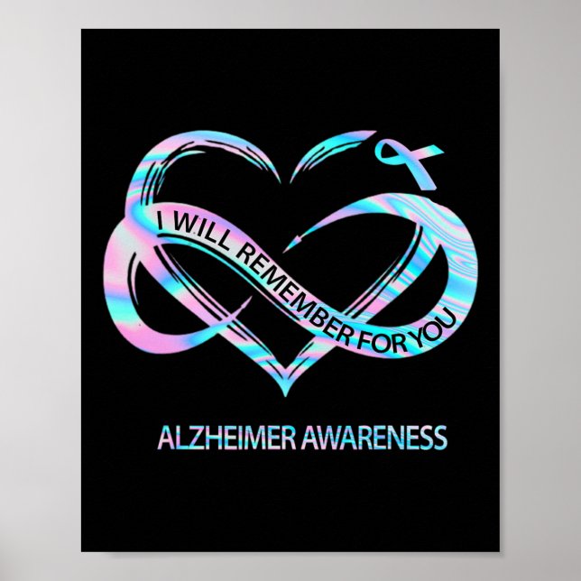 Kom ihåg att du är medveten om Alzheimerheimers sj Poster (Framsidan)