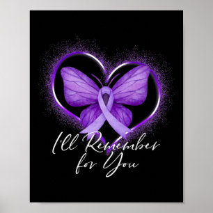Kom ihåg att du behöver medvetandegöra Alzheimers  Poster