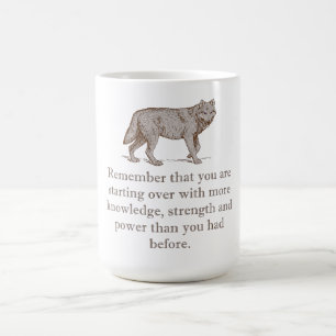 Kom ihåg att du börjar om kaffemugg