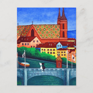 Kom ihåg Basel, Schweiz vykort