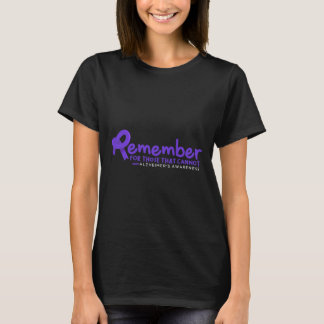 Kom ihåg dem som inte kan alzheimer t shirt