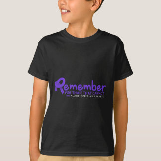 Kom ihåg dem som inte kan alzheimer t shirt