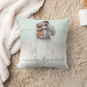 Kom ihåg den aktuella fotoövertäckningen kudde