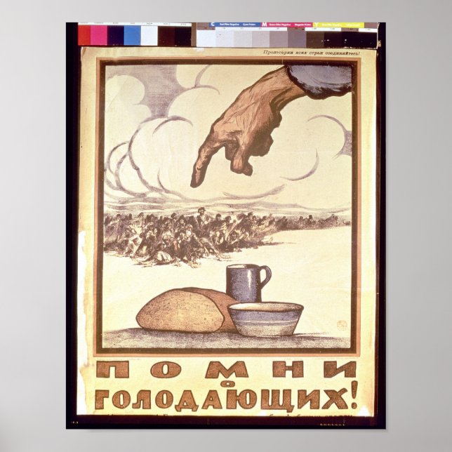 Kom ihåg det Hungriga! poster 1921 (Framsidan)