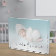 Kom ihåg det nyfödda fotot i Baby