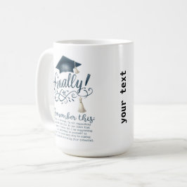 Kom ihåg detta kaffemugg