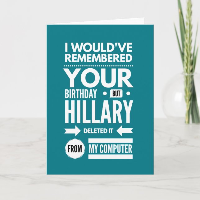 Kom ihåg din födelsedag kort (Framsida)