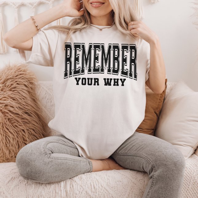 Kom ihåg din Varför Tröja för Rådgivare eller Tera (remember your why shirt, remember your why sweatshirt, motivational sweatshirt for women,)
