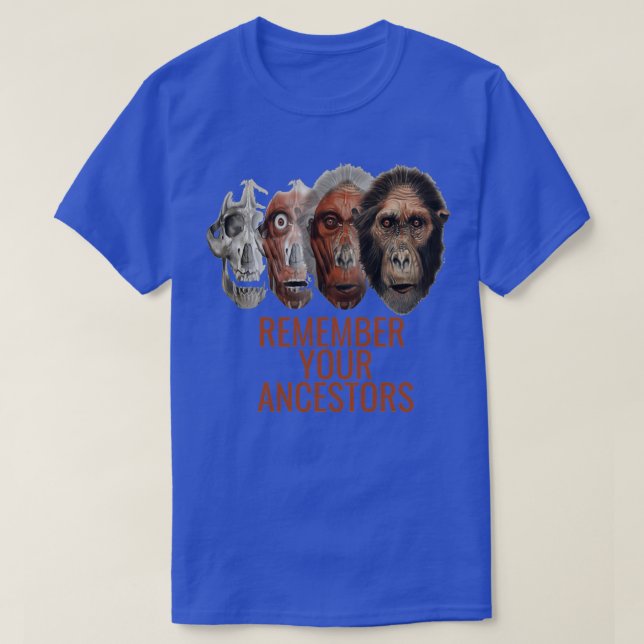 Kom ihåg dina förfäder t shirt (Design framsida)