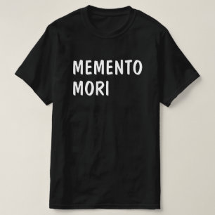 Kom ihåg döden på latin:Memento mori T Shirt