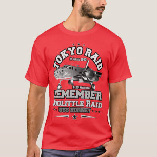 Kom ihåg Doolittle Raid B25 Mitchell 18 april 1942 T Shirt