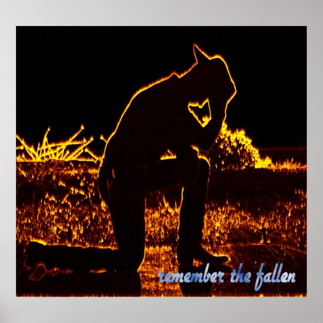 Kom ihåg Fallen Poster (Framsidan)