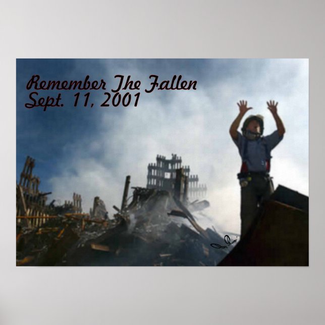 Kom ihåg Fallen Poster (Framsidan)