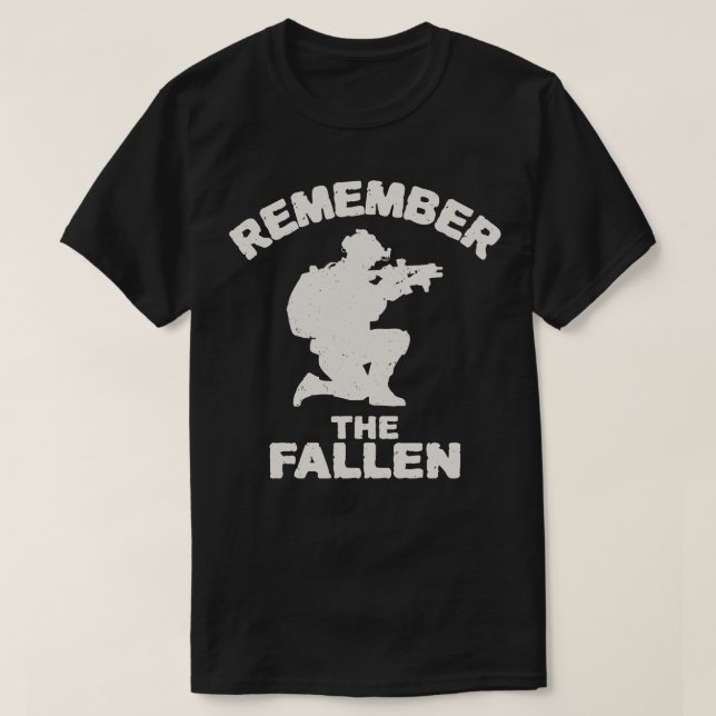 Kom ihåg Fallen T Shirt (Design framsida)