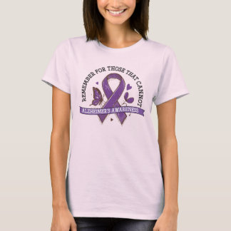 Kom ihåg för dem som inte kan Alzheimers Band T Shirt