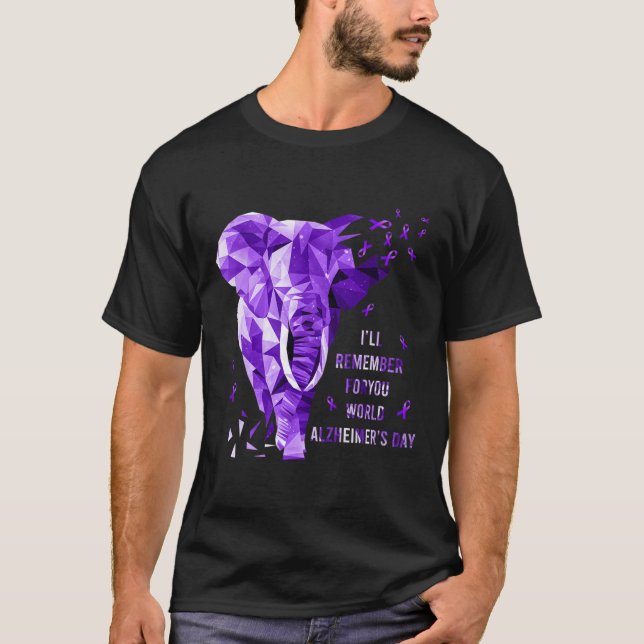 Kom ihåg för dig, Alzheimerheimer Awaren T Shirt (Framsida)