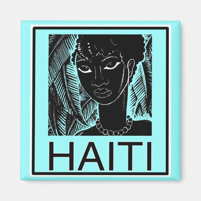 Kom ihåg Haiti Magnet (Framsidan)