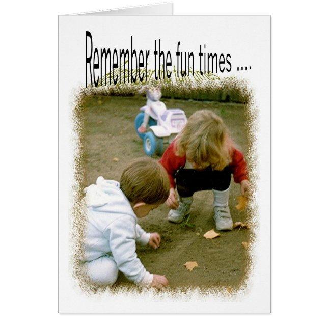 Kom ihåg ... hälsningskort (Framsidan)