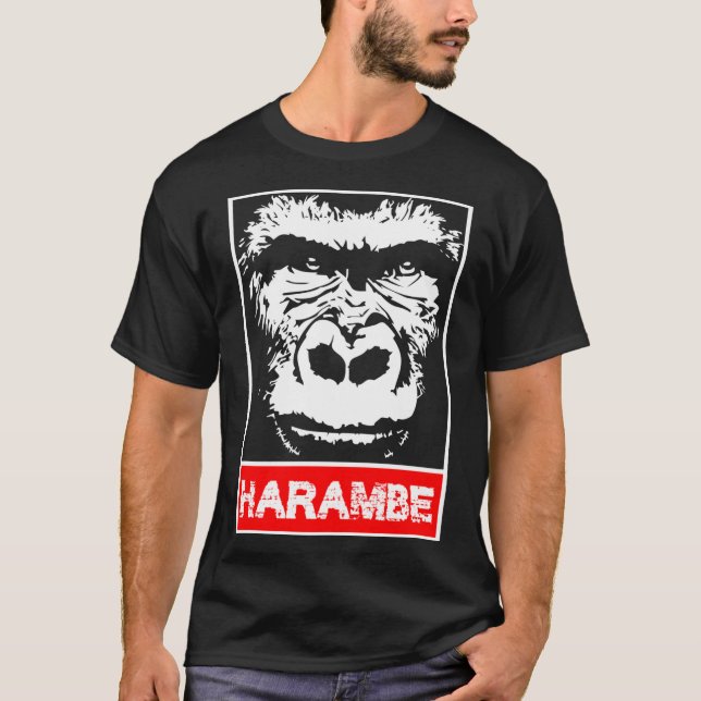 Kom ihåg Harambe Essential T Shirt (Framsida)