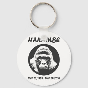 Kom ihåg Harambe Nyckelring