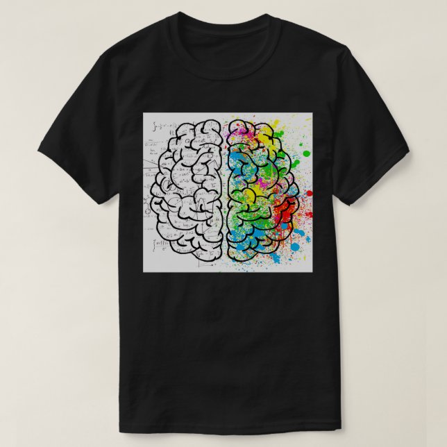 Kom ihåg hjärnan t shirt (Design framsida)
