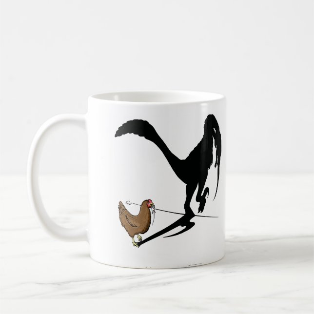 Kom ihåg kycklingen (Dinosaur-Tecknaden) Kaffemugg (Vänster)