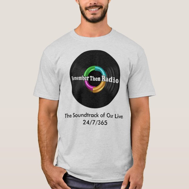 Kom ihåg Logotypen Radio Tee (Framsida)