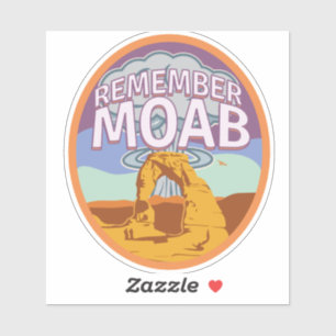 Kom ihåg Moab Sticker Klistermärken