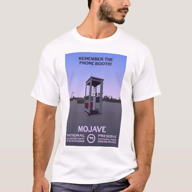 Kom ihåg Mobila Booth! - Mojave National Preser T Shirt (Framsida)