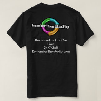 Kom ihåg Mörken för radioLogotyp sedan T Shirt