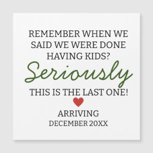 Kom ihåg när vi sa att vi är klara med graviden