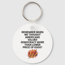 Kom ihåg när vi tänkte lägre Pris Nyckelring