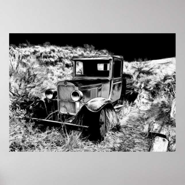 Kom ihåg när - Vintage Lastbil Poster (Framsidan)