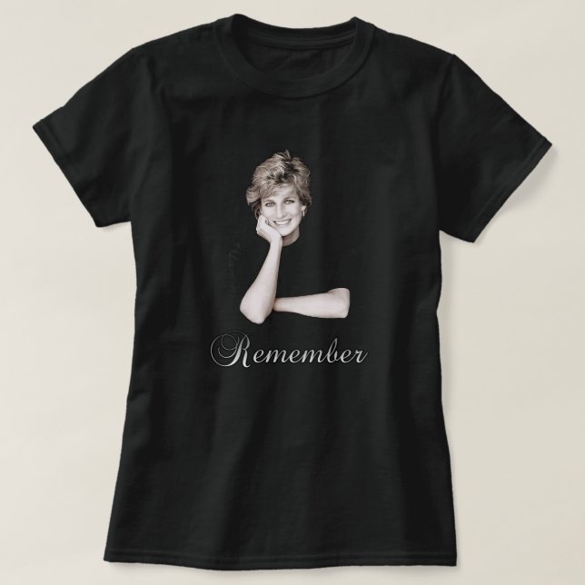 Kom ihåg Princess Diana T-shirt (Design framsida)