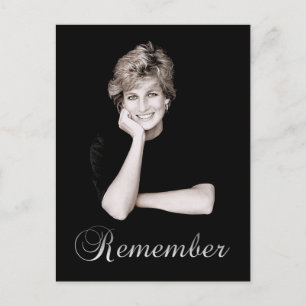 Kom ihåg prinsessan Diana Vykort