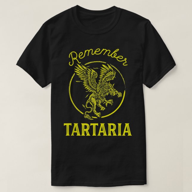 Kom ihåg Tartaria Mythical Creature Lera Flood Des T Shirt (Design framsida)