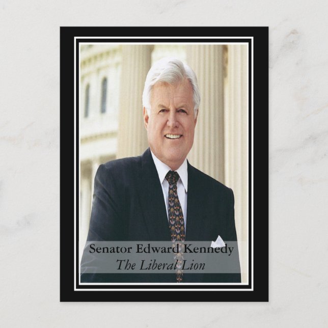 Kom ihåg Ted Kennedy Vykort (Framsida)