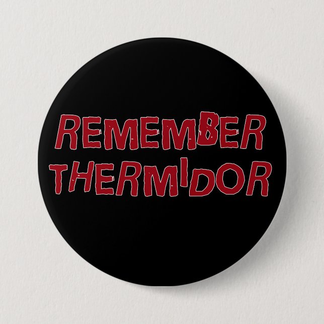 Kom ihåg Thermidor Knapp (Framsida)