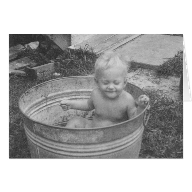 Kom ihåg - tvätttuber hälsningskort (Framsidan Horizontal)