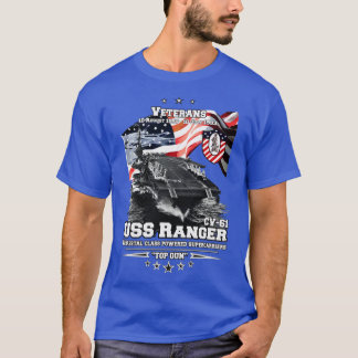 KOM IHÅG USS CVCVA61 Veterans T Shirt