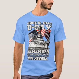 Kom ihåg USS Nevada B36 Veterans T Shirt