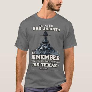 Kom ihåg USS Texas B35-batteri T Shirt