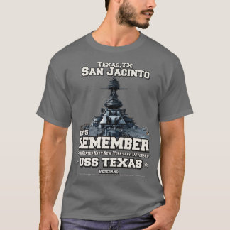 Kom ihåg USS Texas B35-batteri T Shirt