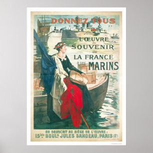 Kom ihåg vår Fransk Sailors - Fransk Poster
