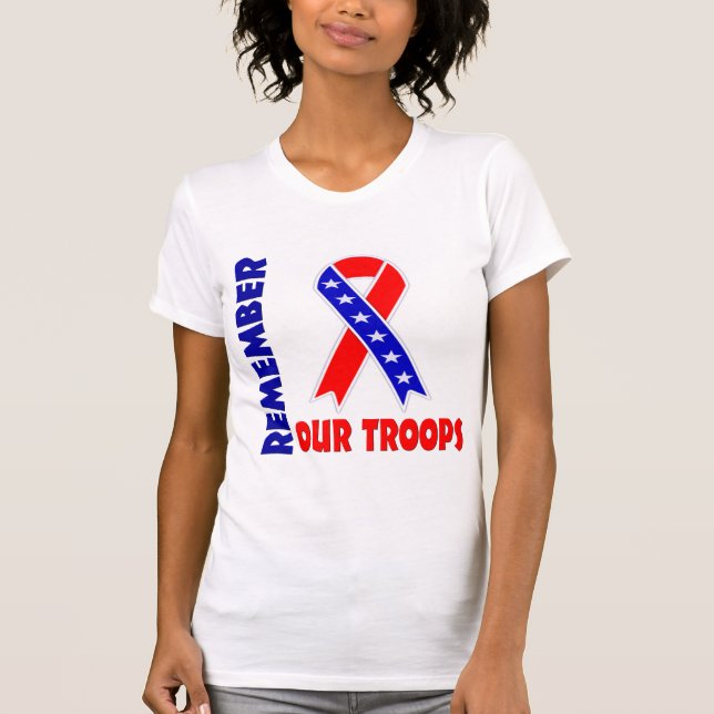 Kom ihåg våra trupper t-shirt (Framsida)