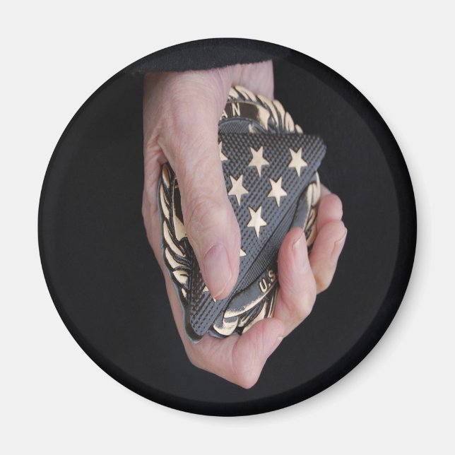 Kom ihåg våra veteraner magnet (Framsidan)