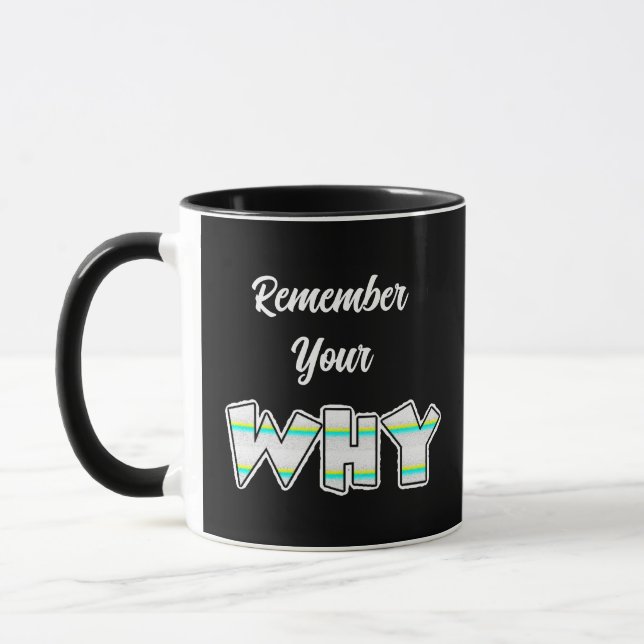 Kom ihåg varför | Inspirational Mugg (Vänster)