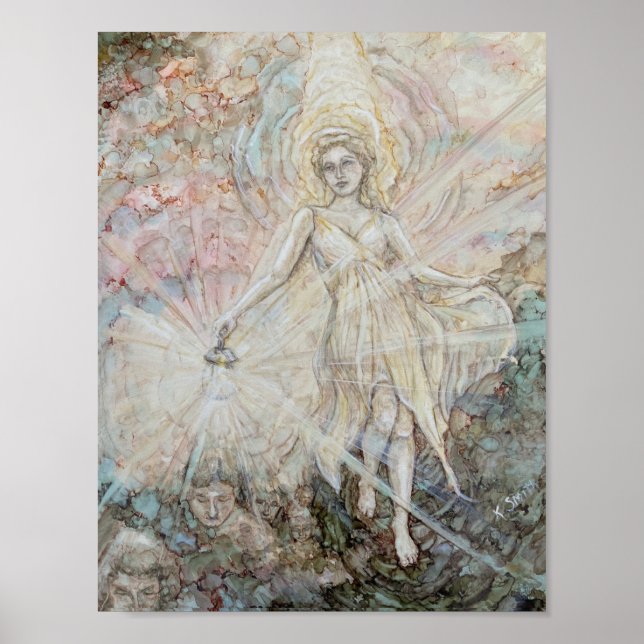 "Kom ihåg vem du är: Ljusvarelse" Poster (Framsidan)