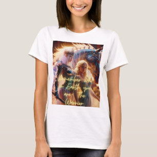 "Kom ihåg vem på jorden du är: Warrior": T Shirt